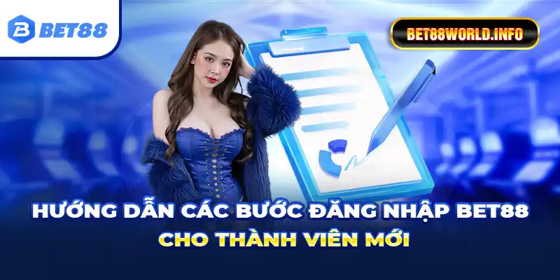 Hướng dẫn các bước đăng nhập Bet88 cho thành viên mới