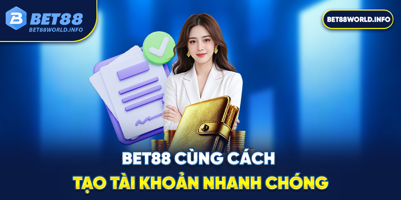 Bet88 cùng cách tạo tài khoản nhanh chóng