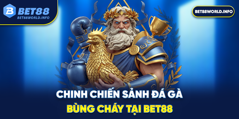 Chinh chiến sảnh đá gà bùng cháy tại Bet88